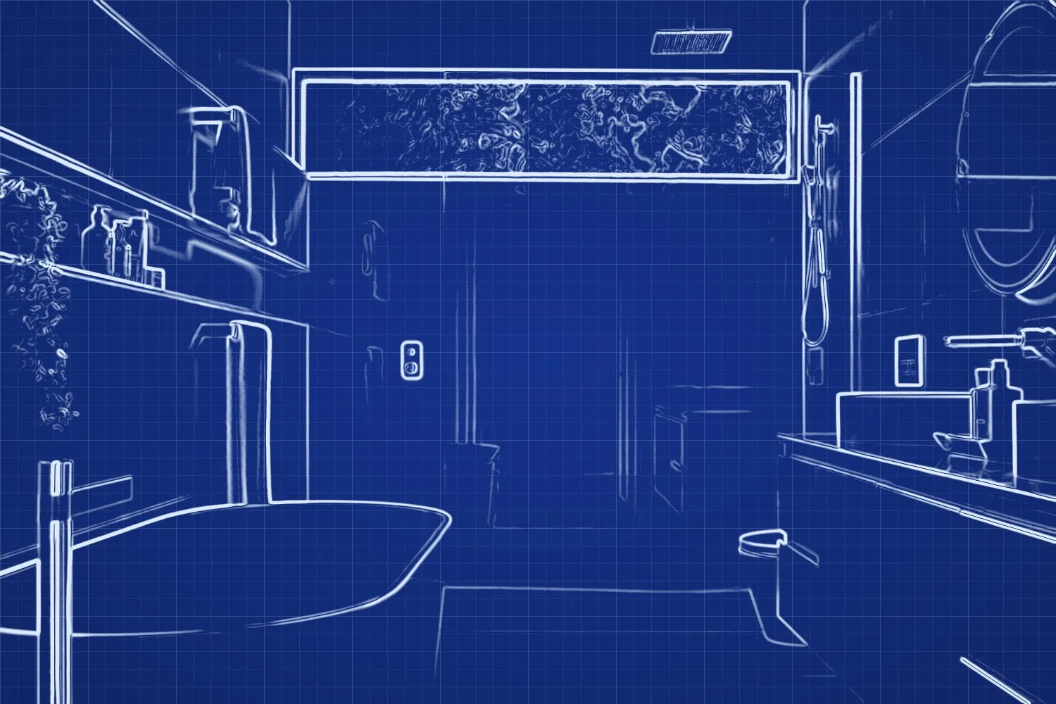 Progetto: bagno scuro a Navigli