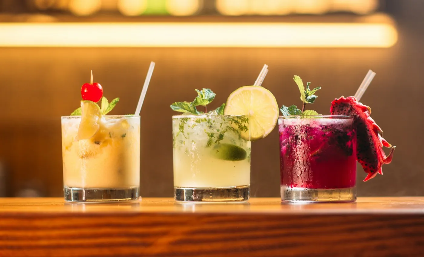 Il bancone dei cocktail