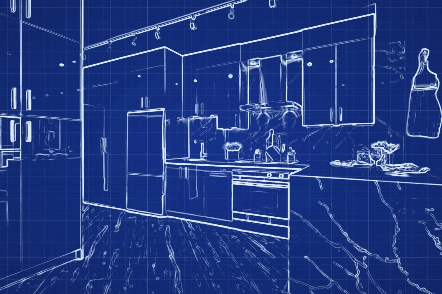 Progetto: cucina a vista a Isola