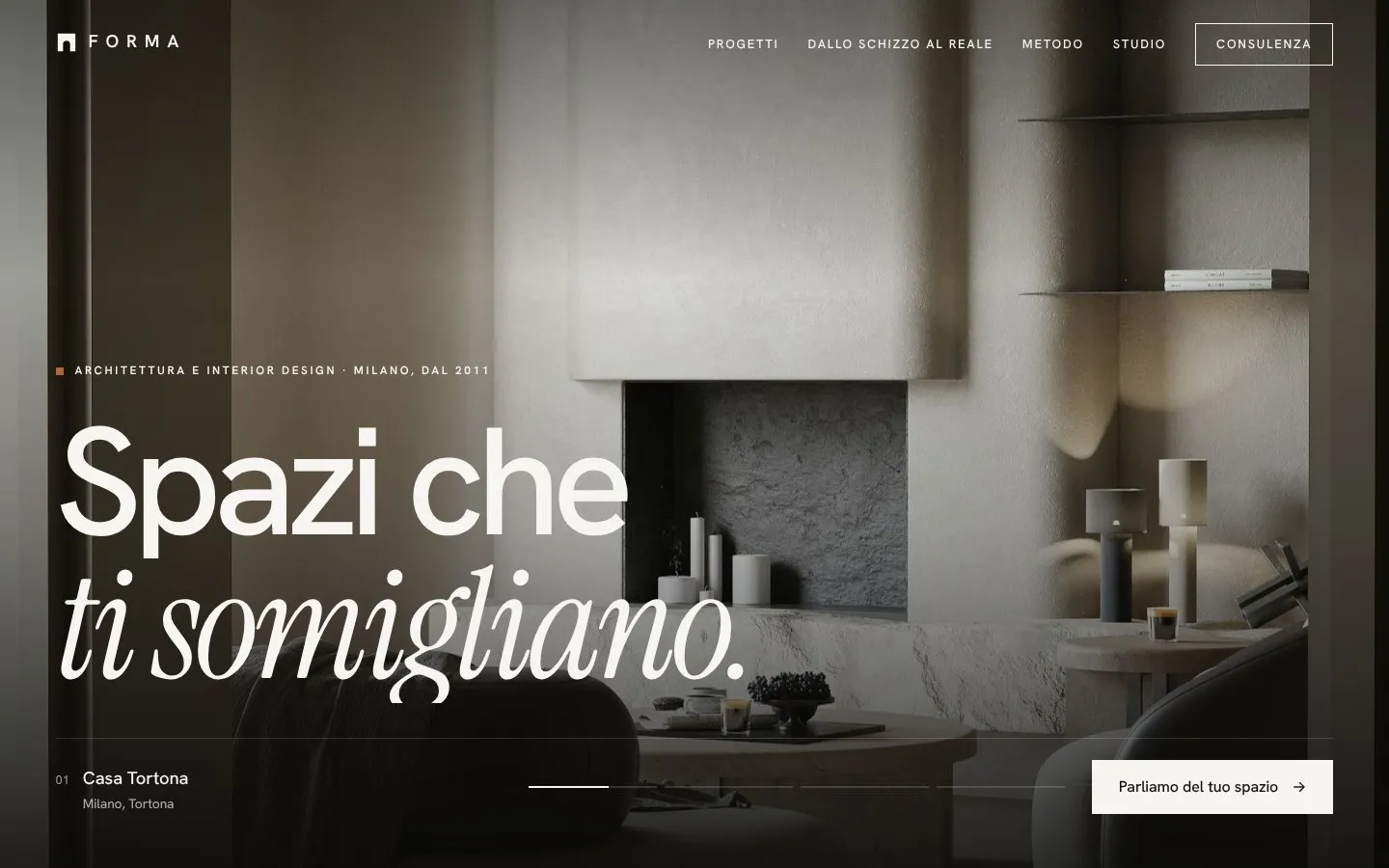 Anteprima del sito Forma