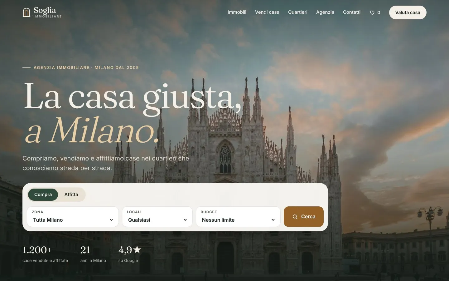 Anteprima del sito Soglia