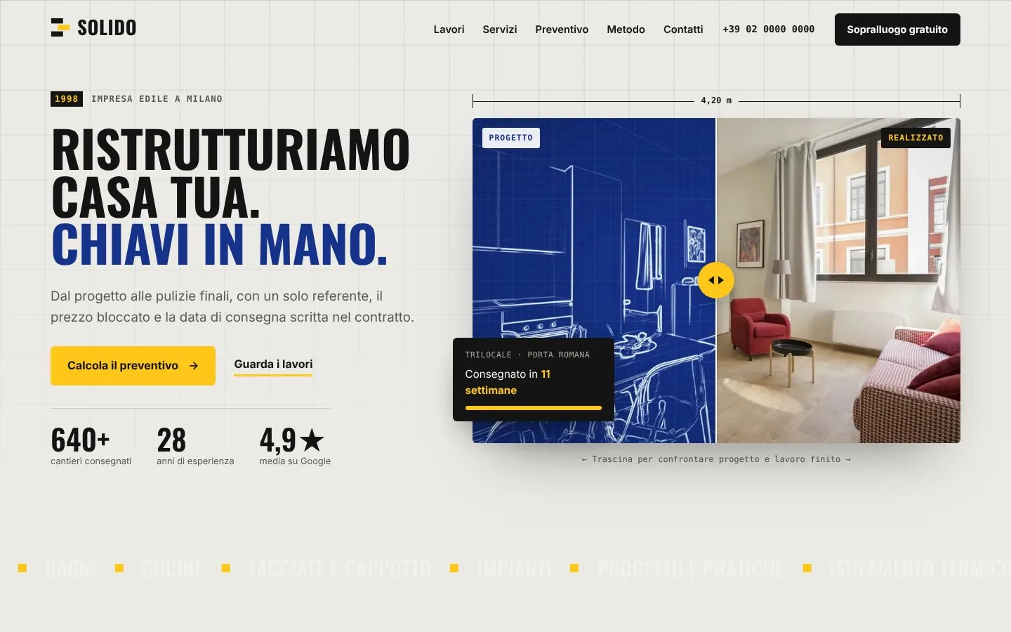 Anteprima del sito Solido